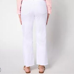 NYDJ Women's Straight Leg Jeans - White